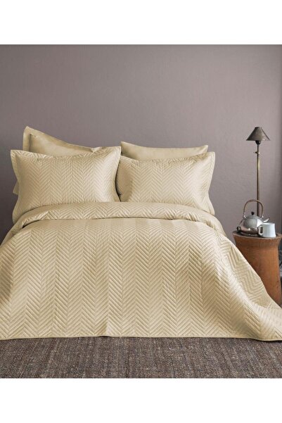 İssimo Home SIMPLY ORKİDE KREM ÇİFT KİŞİLİK YATAK ÖRTÜSÜ