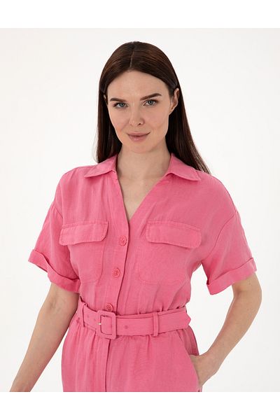 Pierre Cardin Pink Linen Jumpsuit 50301204 -Vr041