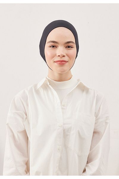 Fresh Anthracite Large Volume Practical Bonnet