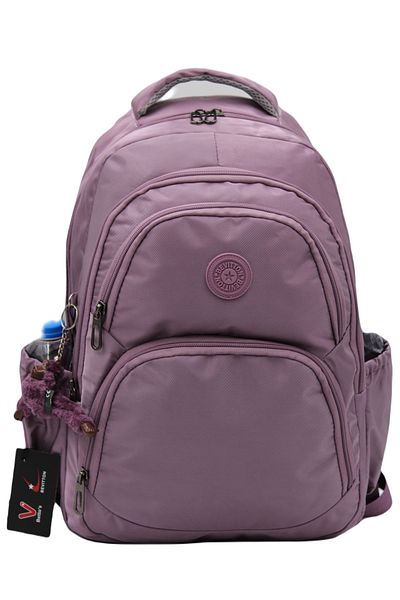 Bevitton Waterproof Fabric Backpack School Bag Plum - Bvt-34600