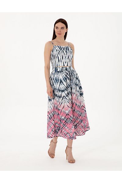 Pierre Cardin Indigo A-Line Woven Skirt 50301212 -Vr028