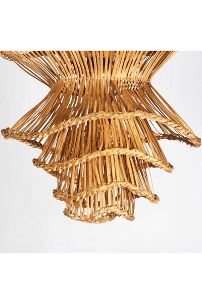 Mylamp Rattan Luna Aydınlatma 3'lü Set