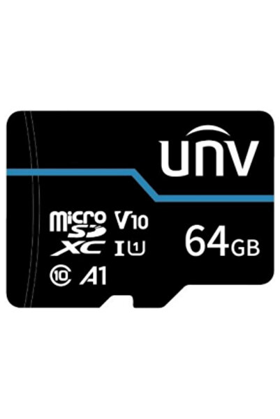 Uniview TF-64G-T-L MicroSDXC 64 GB SD Kart, Hafıza Kartı, 90 MB/s Okuma, 65 M...