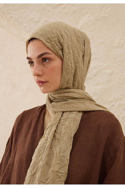 Fresh Green Voile Crash Shawl Fly