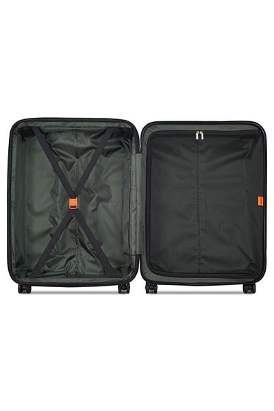 Delsey Citadel 70cm Hardcase 4 Double Wheel Expandable Check-in Luggage Trolley Blue / Black Zip