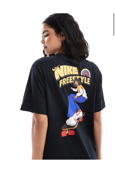 Nike Sportswear Vintage Dna Kadın Siyah Günlük Stil Siyah Kadın T-Shirt