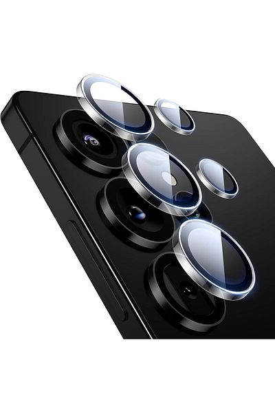 AWH Camera Lens Protector for Samsung Galaxy S25 Ultra, Scratch-Resistant, 1 Set (Clear)