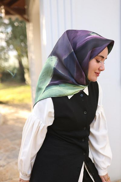 Silk Home Μεταξωτό κασκόλ Twill 11448-33