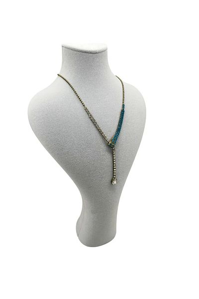 MeGass Dekor Domestic Production Zeus Model Suede Fabric Grey Color 42 / 22 cm Suit Necklace Display Manikin
