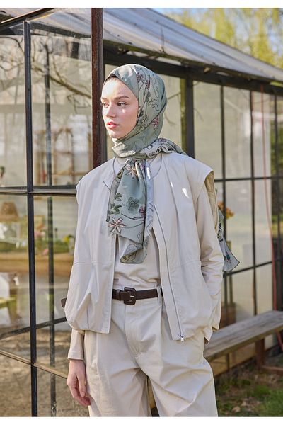 Fresh Ruth Patterned Shal - Lavender