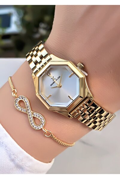 Daniel Klein Brand Wristwatch with Bracelet Gift