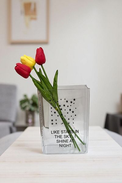 safestore Book Vase MIKA Transparent Book Vase Decorative Vase Pinterest Vase Book Look Vase