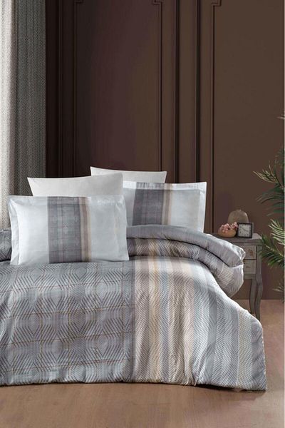 Luoca Patisca PRINTED SATIN DOUBLE PERSONAL Duvet Cover Set CARPOLIE