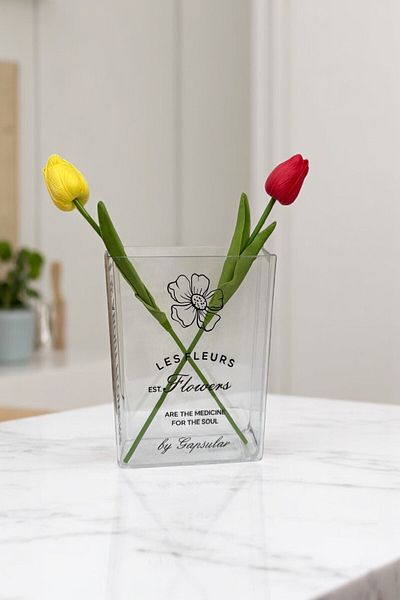 safestore Book Vase MIKA Transparent Book Vase Decorative Vase Pinterest Vase Book Look Vase