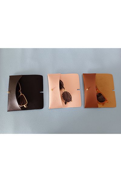 BAYDUK Set of 3 Glasses Cases