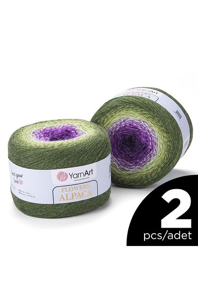 Yarnart Flowers Alpaca Knitting Yarn - 435 - 2 Pcs