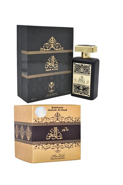 ALMAS Oud Lover Perfume Package - 100ml with Oud Lover Special Edition Incense