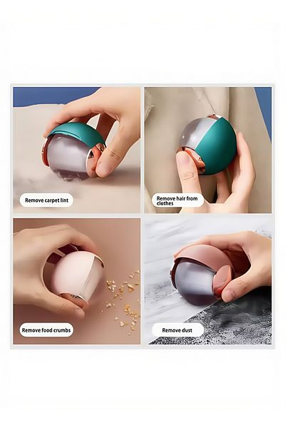COOYA مزيل شعر منزلي محمول، قابل للغسل وإعادة الاستخدام، سهل التنظيف، للملابس أو شعر الحيوانات الأليفة، وردي