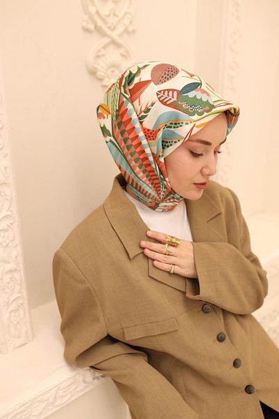 Silk Home Копринен шал от кепър 11461-35