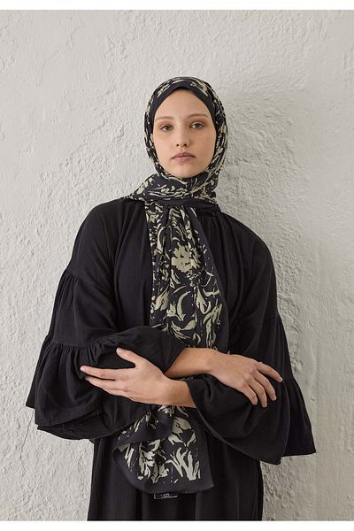 Fresh Violet Pattern Swallow Black