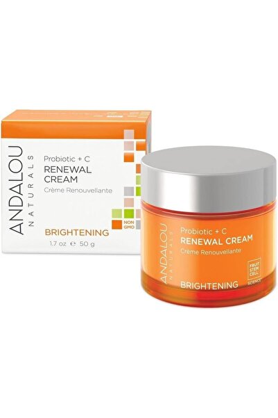 Andalou Naturals كريم تجديد البشرة بروبيوتيك+سي، 50 مل