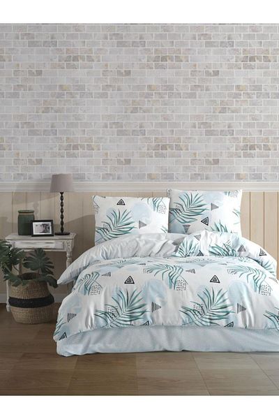 HOME DESIGN Palm Single Duvet Cover Set