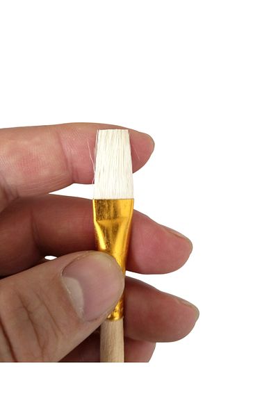 Sanathobi Ceramic Glazing Brush Set, Ceramic Painting, Gilding, Tile, Vase, Hobby Work, Sheep Hair-Set 12Pcs