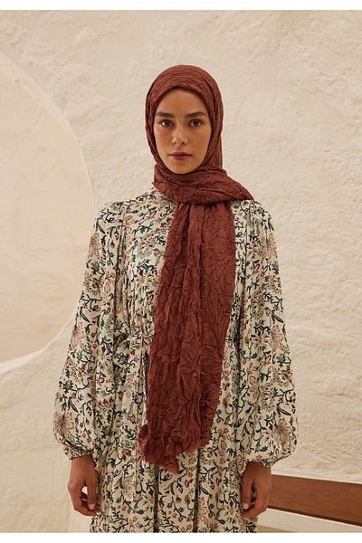 Fresh Voile Crash Ruby Shawl