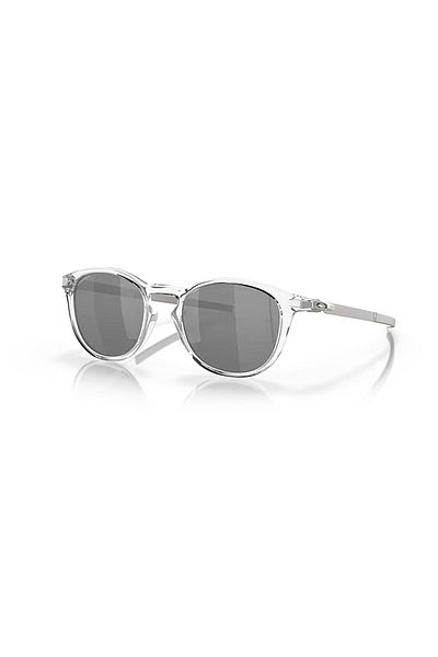 Oakley 9439943902 50 Pitchman R Men's Mirrored Round Transparent Bone Sunglasses