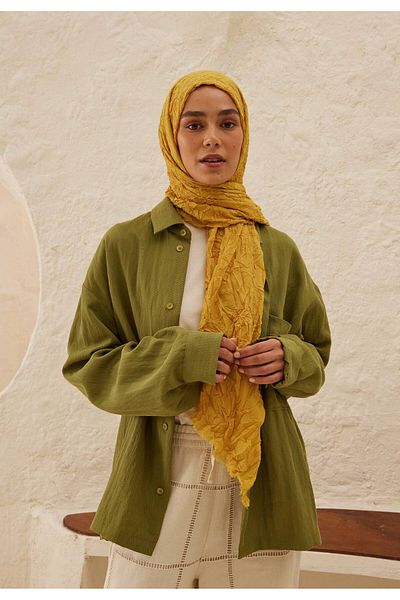 Fresh Voile Crash Shawl Sunflower - Stylish and Convenient