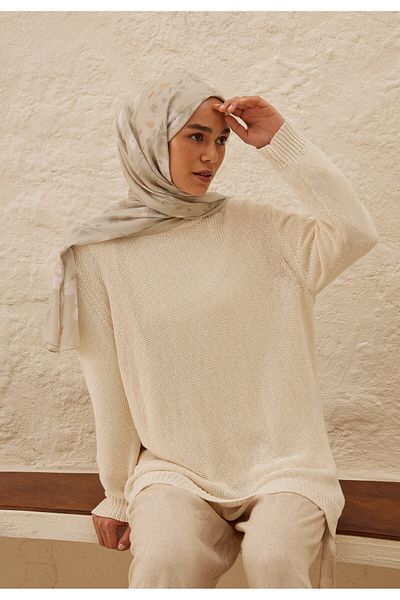 Fresh Soft Flowers Pattern Rami Shal - Stone Color
