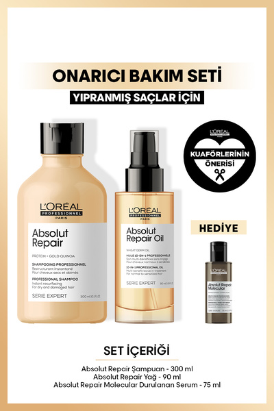 L'oreal Professionnel Serie Expert Absolut Repair Onarıcı Bakım Tanışma Seti