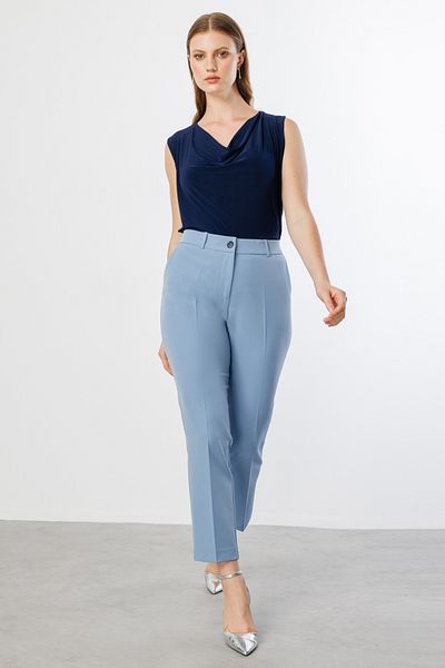 Ekol Large Size Trousers with Elastic Waist