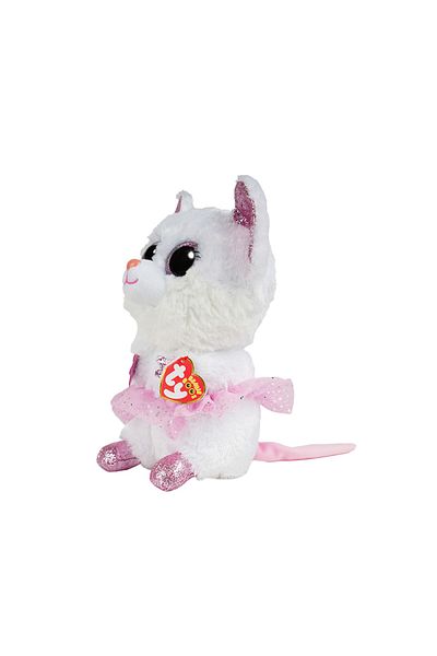 TY Peluş Ty Beanie Boo Nina Ballerina White Mouse 24 Cm