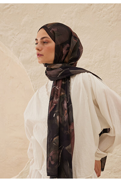 Fresh DARK GARDEN DESEN RAMİ ŞAL GÜLKURUSU