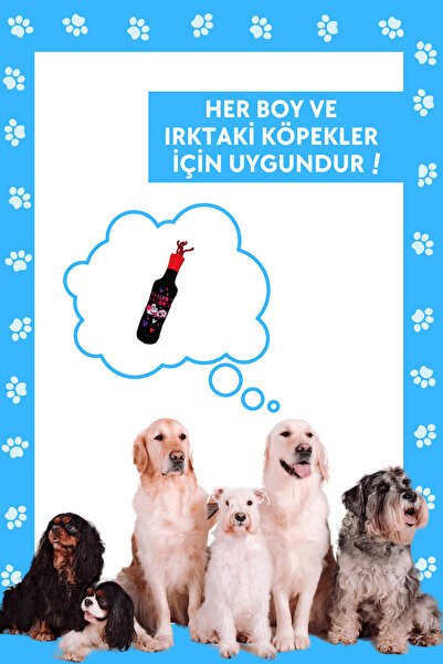 Havhav Cabernet Havignon Vikvik Sesli Köpek Oyuncağı Peluş Şişe İçecek Özel Tasarım Köpek Aktivite Oyuncağı