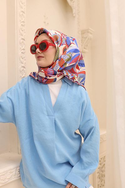 Silk Home Μεταξωτό κασκόλ Twill 11461-10