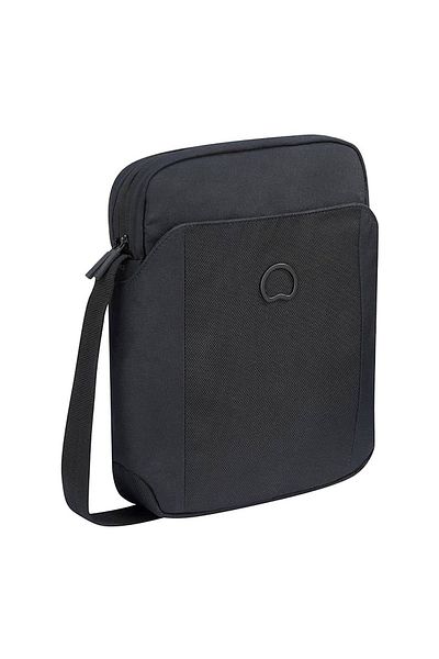 Delsey Picpus 2 Compartment Vertical 10 Inch Mini Reporter Bag - Black