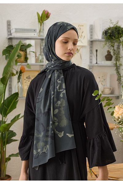 Fresh Aura Pattern Shal Dark Green