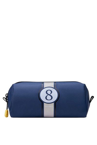 Delsey Back To School 2023 Top Zip Opening Pencil Case 1-cpt Blue Printing