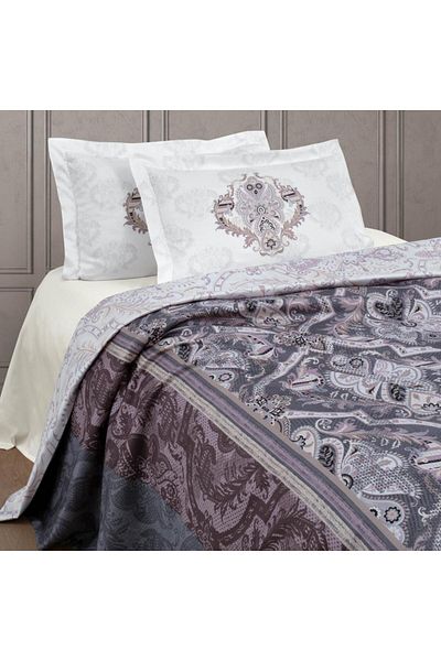Luoca Patisca PRINTED SATIN DOUBLE PERSONAL Duvet Cover Set MARBELLA