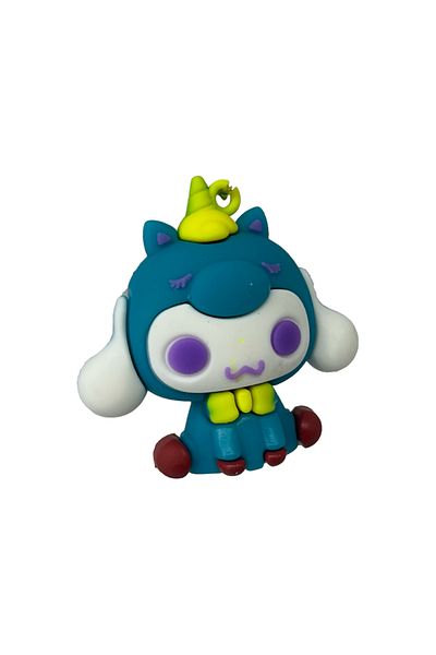 famous Breloc Kuromi din silicon / Ornament pentru geanta