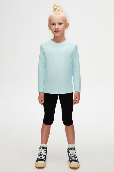 LOVETTI fly TUrqUoiSe - UniSex Children'S SeaSonal T-Shirt, Crew Neck, Long Sleeve
