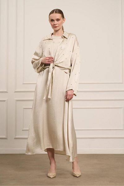 FTZ WOMEN Women's Cupra Stone Suit Beige 31068