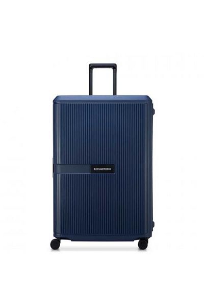 Delsey Stone 82cm Hardcase 4 Double Wheel Check-in Lugggae Trolley Navy