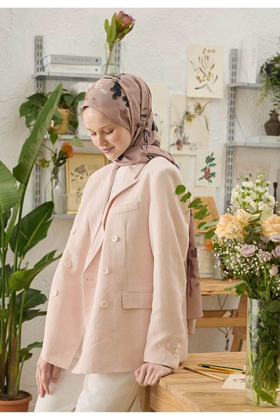 Fresh Pink Aura Pattern Shal