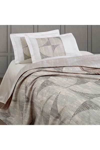 Luoca Patisca PRINTED SATIN DOUBLE PERSONAL Duvet Cover Set HACKER BEIGE