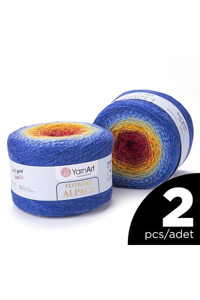 Yarnart Flowers Alpaca Knitting Yarn - 432 - 2 Pcs