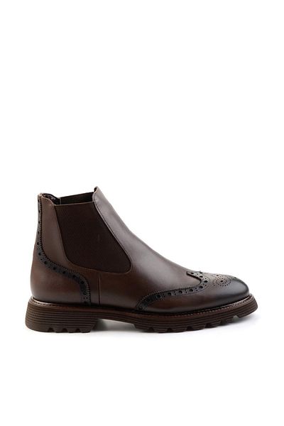 Bambi Brown Antique Genuine Leather Men's Boots & Booties E 02757713241