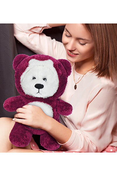 Özgüner Oyuncak Peluş Kapşonlu Uykumcuk Ayıcık 40 Cm